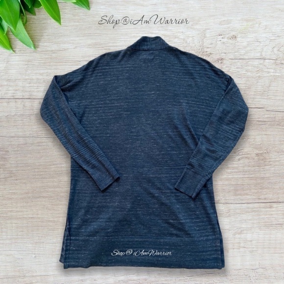 Lou & Grey navy space dye split side cardigan *shop@iamwarrior - Picture 4 of 8